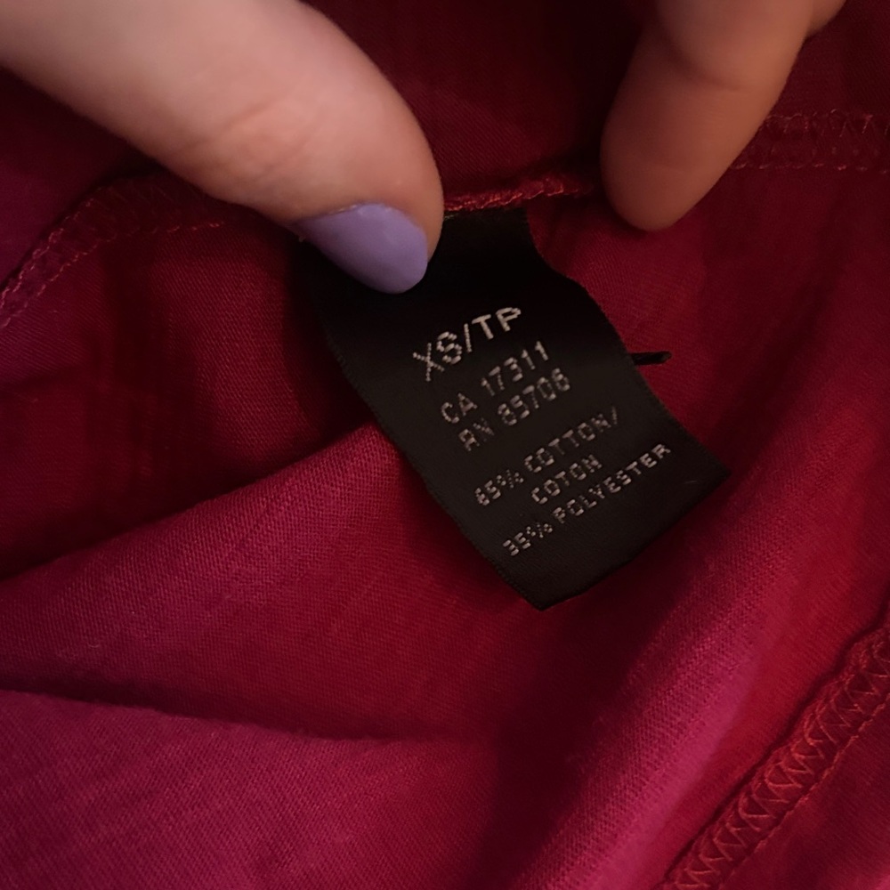 Buffalo David Bitton Crimson Ruffle Blouse - Picture 8 of 12